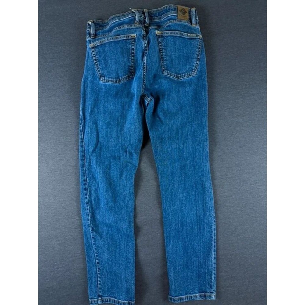 Columbia Mens 34x30 Ten Falls Slim Fit Denim Jeans Medium Wash Stretch - Picture 13 of 16